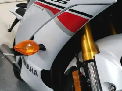 2015 Yamaha R6 Pearl White