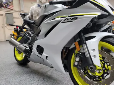 2017 Yamaha R6 PEARL WHITE