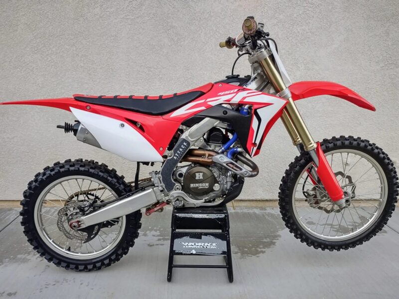2018 HONDA CRF450R  fuel injected electric start