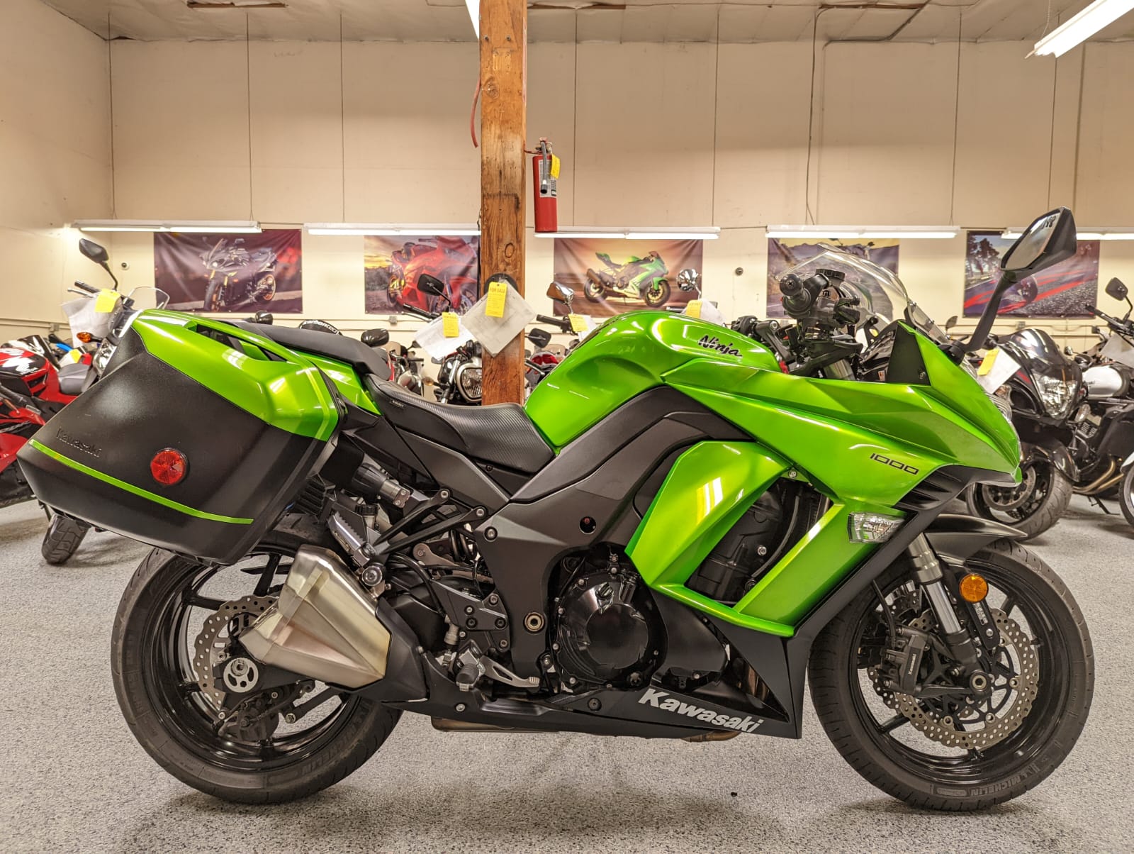 Kawasaki ninja 1000 hard bags deals