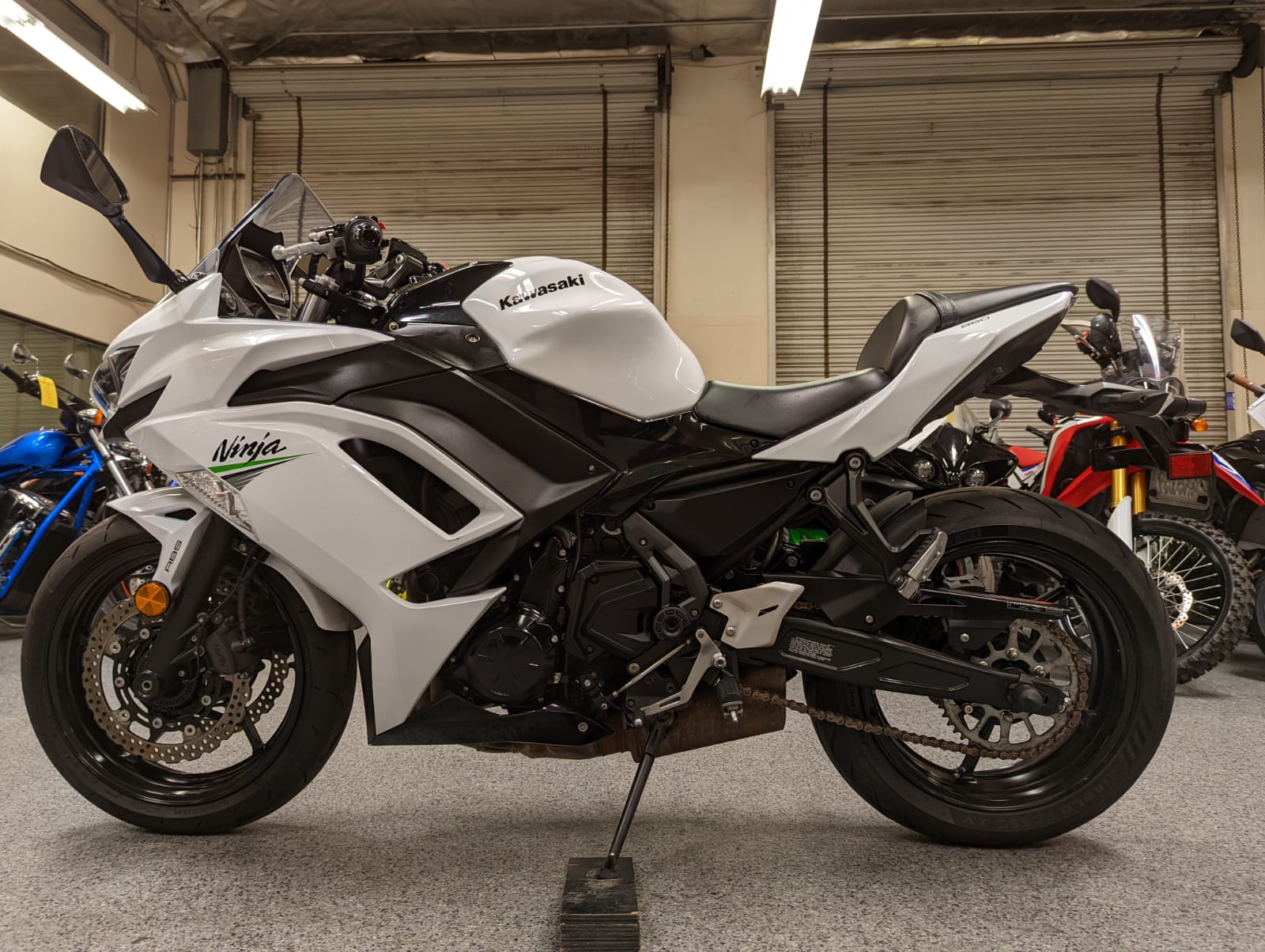 ninja 650 white 2020