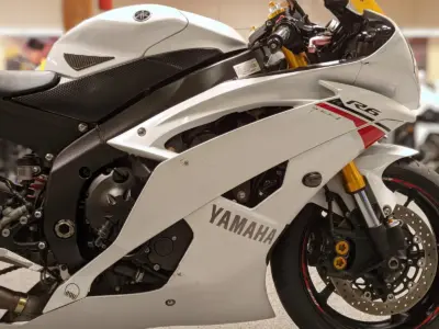 2015 Yamaha R6 PEARL WHITE