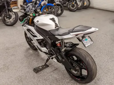 2015 Yamaha R6 PEARL WHITE