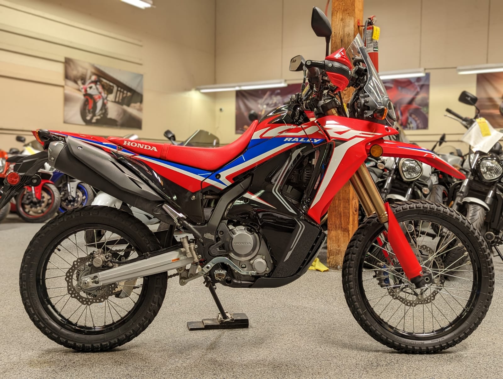 2021 Honda Crf300l Rally Abs Dual Sport - 2000 Miles 