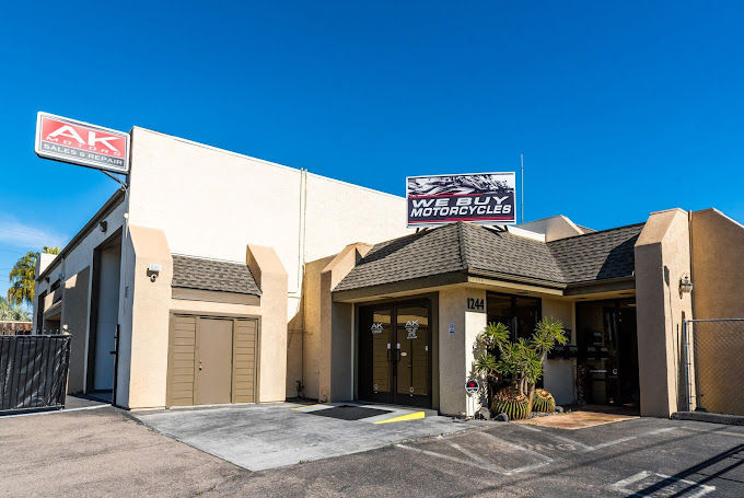 Motorcycle repair shop in El Cajon CA at AK Motors